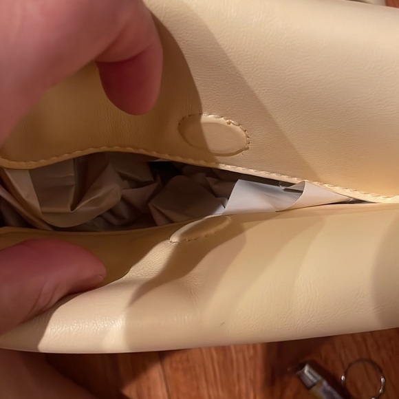 A New Day Cream Mini Crossbody Bag | Adjustable Strap | Minimalist Purse - Picture 4 of 6